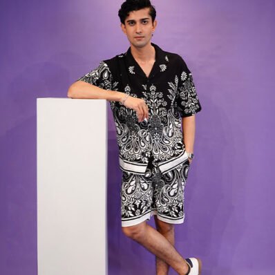 Printed Summer Set Black