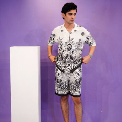 Printed Summer Set White