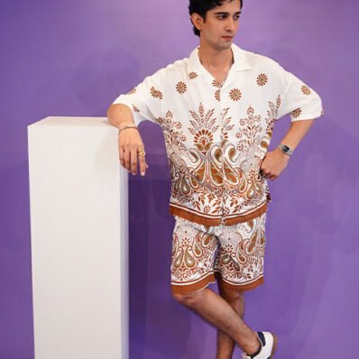 Printed Summer Set Beige